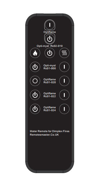 Remote for Dimplex fires